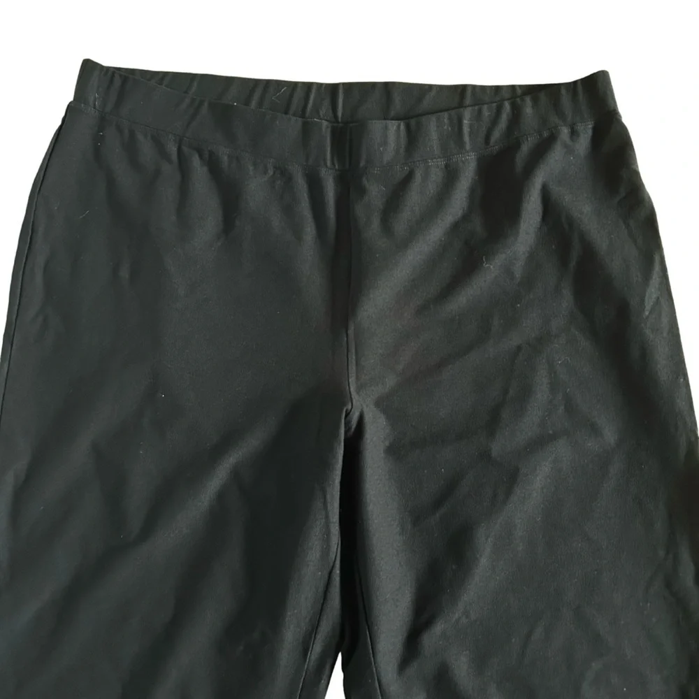 Eileen Fisher Plus Size 2X System Pull On Washable Crepe Straight Ankle Pants - Picture 3 of 6